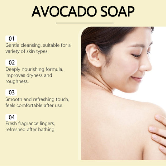 Avocado Bath Soap Gentle Moisturizing Skin