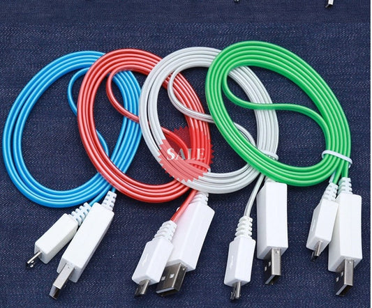 Creative new intelligent Android USB handset luminescent data line.